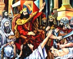 composition–Judgment of Solomon–oil on canvas120x100cm.-2008. Original