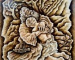 –Sacrifice of Avraam–2010 acrylic on canvas 70x70cm.