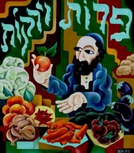 composition--Judaica#29--oil on canvas80x70cm. Original